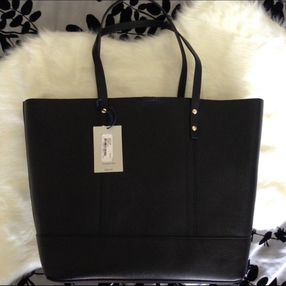 RELISTED Cole Haan | Black Leather Shopper Tote - Picture 5 of 9